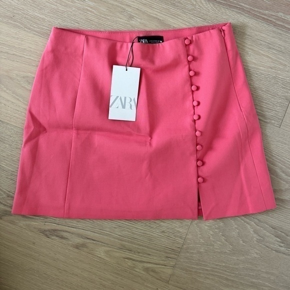 Zara Pink Mini Skirt - Picture 1 of 5